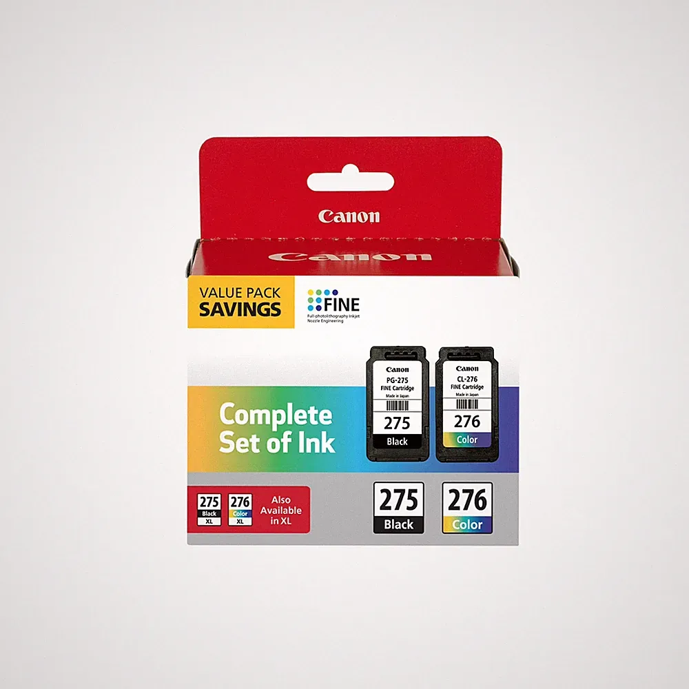 Canon PG-275/CL-276 – Genuine Ink Cartridge Combo Pack for Select PIXMA Printers