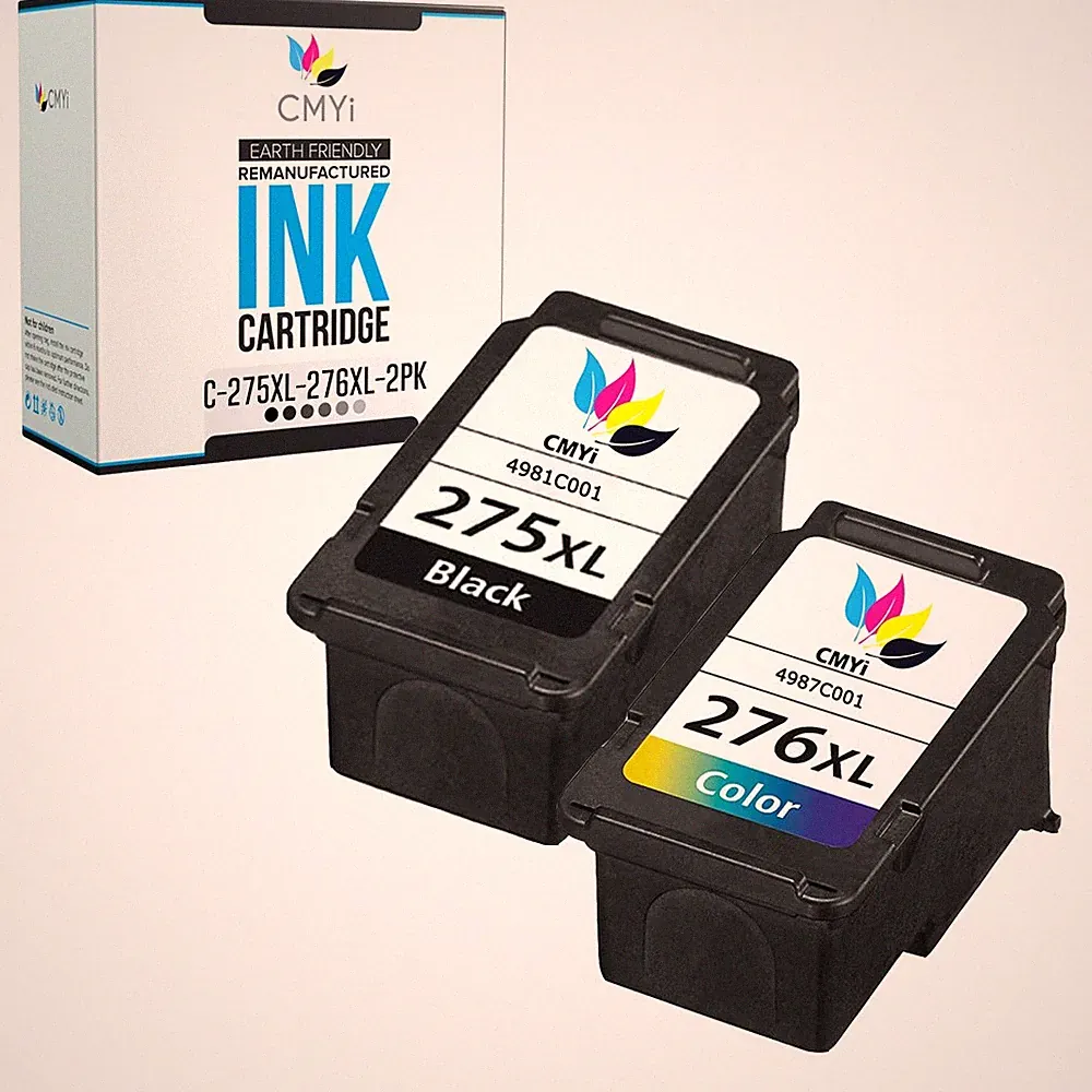 CMYi PG275XL CL276XL Ink Cartridges for Canon 275XL 276XL Combo Pack Fits PIXMA
