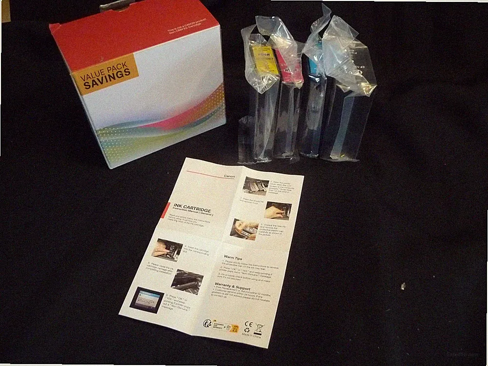CP-1200 XL Ink Cartridge High Yield Printer Ink Cartridges Combo Pack For Canon