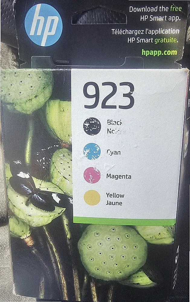 Genuine HP 923 4-Pack Ink Combo - NEW/SEALED - EXP: 7/2025