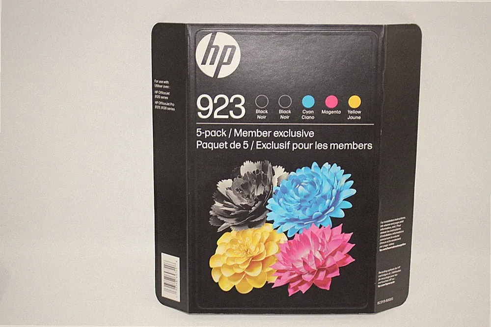 GENUINE HP 923 5-PACK 2 Black, C/M/Y Ink Cartridges Exp 6/2027+ 6C3Y8BN