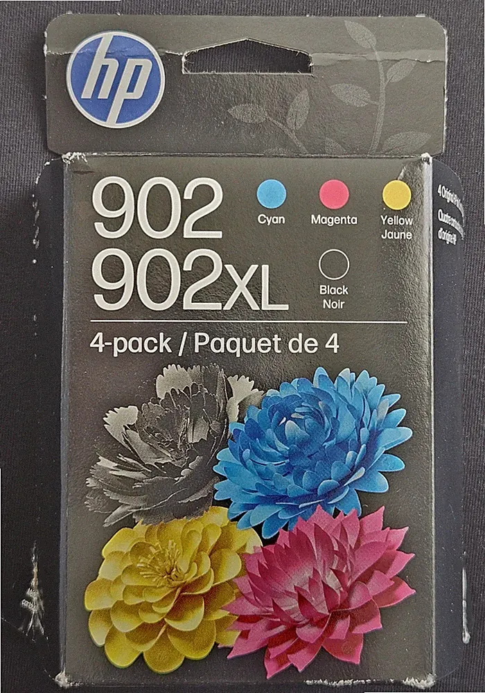HP 902XL 902 Ink Cartridge Combo Pack 4-Color Genuine OEM OfficeJet NEW 10/27 🖨
