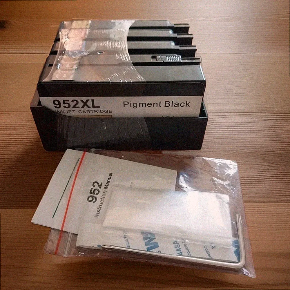 New Sealed 952XL Ink Cartridges 4-pack Replacement Combo Set for HP 952XL